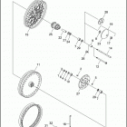 FXSTS 1BLL SPRINGER SOFTAIL (1999) Переднее колесо