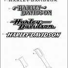 FXD 1GHV DYNA SUPER GLIDE (1999) FUEL TANK TRIM (DECALS)