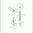 FXR2 1ESL CVO DYNA SUPER GLIDE (1999) REAR SHOCK ABSORBERS