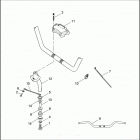 FXR2 1ESL CVO DYNA SUPER GLIDE (1999) Руль