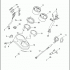 FXR2 1ESL CVO DYNA SUPER GLIDE (1999) Приборы