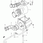 LT160E Quad Runner Воздухозаборник