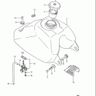 LT250R Quad Racer Топливный бак