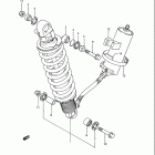 LT250R Quad Racer Rear shock absorber (model h / j / k / l)
