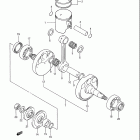 LT250R Quad Racer Crankshaft (model j / k / l / m / n)
