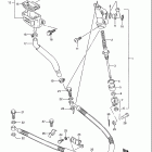 LT250R Quad Racer Задний тормозной цилиндр (model m / n)