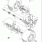 LT250R Quad Racer Rear wheel (model h / j / k / l / m / n)