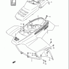 LT160E Quad Runner Front fender (model k)