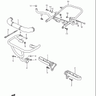 LT250R Quad Racer Footrest (model f / g)