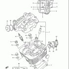 LT160E Quad Runner Головка цилиндра