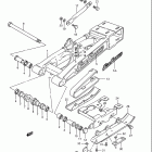 LT250R Quad Racer Rear swinging arm (model h / j / k / l)