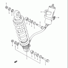 LT250R Quad Racer Rear shock absorber (model f / g)