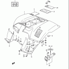LT160E Quad Runner Rear fender (model k)