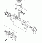 LT250R Quad Racer Crankshaft (model h)