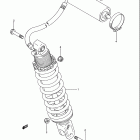 LT250R Quad Racer Rear shock absorber (model m / n)