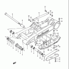 LT250R Quad Racer Rear swinging arm (model g)