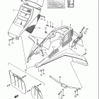 LT250R Quad Racer Front fender (model h / j)