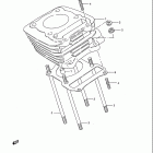 LT160E Quad Runner Цилиндр