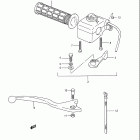 LT250R Quad Racer Brake lever (model f / g)