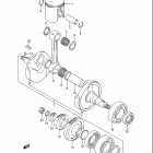 LT250R Quad Racer Crankshaft (model f / g)