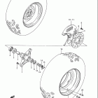 LT250R Quad Racer Переднее колесо