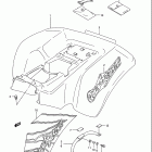 LT250R Quad Racer Rear fender (model m / n)