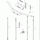 LT250R Quad Racer Handlebar - control cable