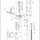 FXSTC 1BKL SOFTAIL CUSTOM (1998) FRONT FORK - FXSTC