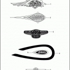 FXSTS 1BLL SPRINGER SOFTAIL (1998) FUEL TANK TRIM