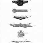 FLHT 1DDL ELECTRA GLIDE STANDARD (1998) FUEL TANK TRIM