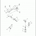 FXD 1GHL DYNA SUPER GLIDE (1998) FRONT TURN SIGNALS