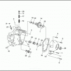 FXD 1GHL DYNA SUPER GLIDE (1998) CRANKCASE - GEAR SIDE