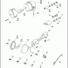 FXSTS 1BLL SPRINGER SOFTAIL (1998) REAR TURN SIGNALS