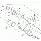 FLHT 1DDL ELECTRA GLIDE STANDARD (1998) Передний суппорт