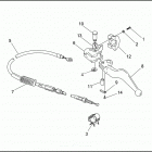 FXD 1GHL DYNA SUPER GLIDE (1998) Привод управления сцеплением