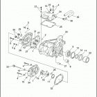 FLHT 1DDL ELECTRA GLIDE STANDARD (1998) TRANSMISSION BEARINGS & COVERS