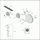 XL1200 1CAP SPORTSTER 1200 (1998) BELTS & SPROCKETS
