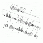 FXD 1GHL DYNA SUPER GLIDE (1997) TRANSMISSION GEARS