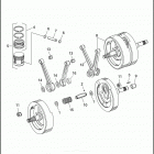 FLSTS 1BRL HERITAGE SPRINGER (1997) PISTONS, CONNECTING RODS & FLYWHEELS