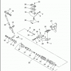 FXSTS 1BLL SPRINGER SOFTAIL (1993) REAR BRAKE CONTROL - FXST