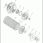 FXD 1GHL DYNA SUPER GLIDE (1997) Сцепление