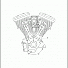 FLSTS 1BRL HERITAGE SPRINGER (1997) ENGINE ASSEMBLY - COMPLETE