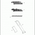 FXD 1GHL DYNA SUPER GLIDE (1997) FUEL TANK TRIM