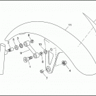 FXSTSB 1BPL SPRINGER SOFTAIL (1997) FRONT FENDER - FXSTS / B