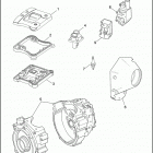 FLHTPI 1FMR ELECTRA GLIDE STANDARD POLICE (1997) CRANKCASES, GEAR COVER, OIL PUMP BODY & ROCKER COV...