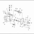 FXD 1GHL DYNA SUPER GLIDE (1997) CRANKCASE - GEAR SIDE