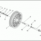 TLEU KX97 ULTRA SIDECAR (1997) SIDECAR WHEEL