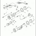 FLHTP 1DFL ELECTRA GLIDE STANDARD POLICE (1996) INSTRUMENTS - FLHTP