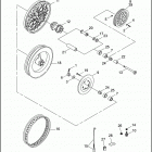 FLHTCU 1DPL ULTRA CLASSIC (1993) Заднее колесо