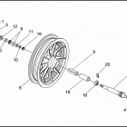 TLE GX95 STANDARD SIDECAR (1995) SIDECAR WHEEL
